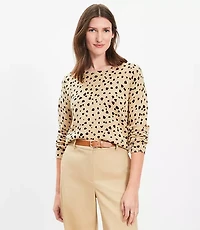 Cheetah Print Relaxed Sweater