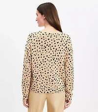 Cheetah Print Relaxed Sweater