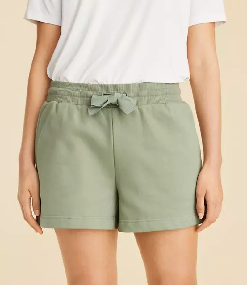 Lou & Grey Fleece Drawstring Shorts