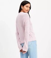 Marled Drop Shoulder Sweater