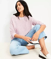 Marled Drop Shoulder Sweater