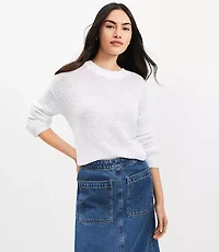 Marled Drop Shoulder Sweater