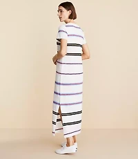 Lou & Grey Striped Soft Slub Midi Tee Dress