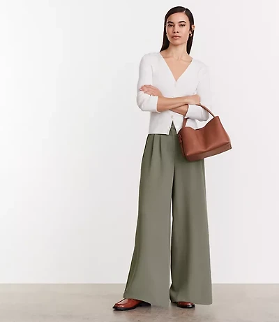 Petite LOFT Versa V-Neck Cardigan Top