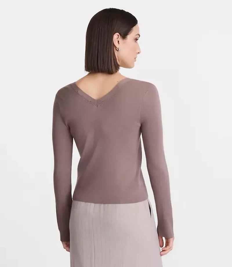 Petite LOFT Versa V-Neck Cardigan Top