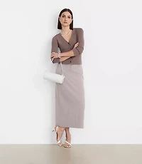 Petite LOFT Versa V-Neck Cardigan Top