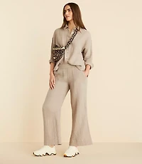 Lou & Grey Triple Cloth Wide Leg Pants