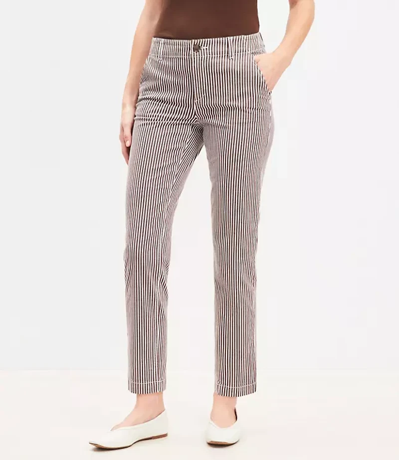 Monroe Slim Chino Pants Stripe
