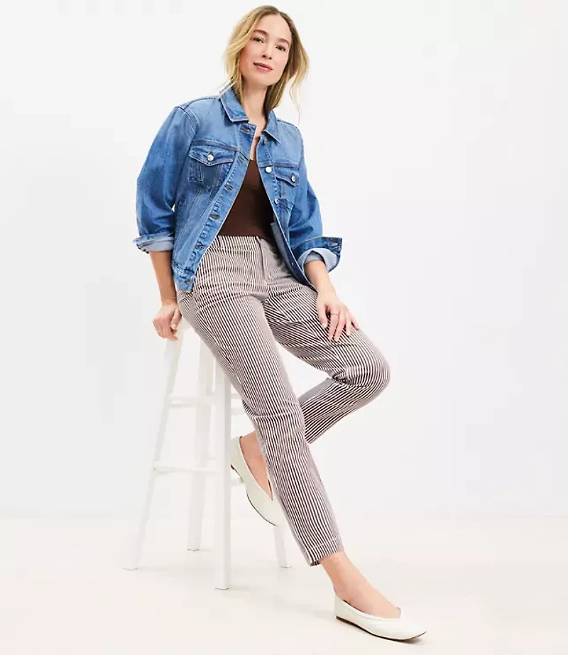 Monroe Slim Chino Pants Stripe