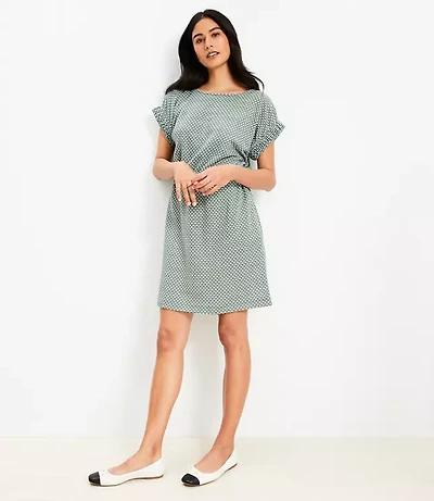 Petite Geo Mini Pocket Tee Dress