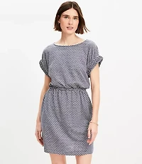 Petite Geo Mini Pocket Tee Dress