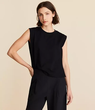 Lou & Grey Modern Jersey Muscle Tank Top