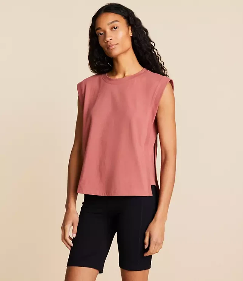 Lou & Grey Modern Jersey Muscle Tank Top