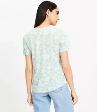 Floral Everyday V-Neck Tee