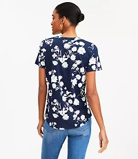 Floral Everyday V-Neck Tee