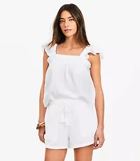 LOFT Beach Triple Cloth Drawstring Shorts