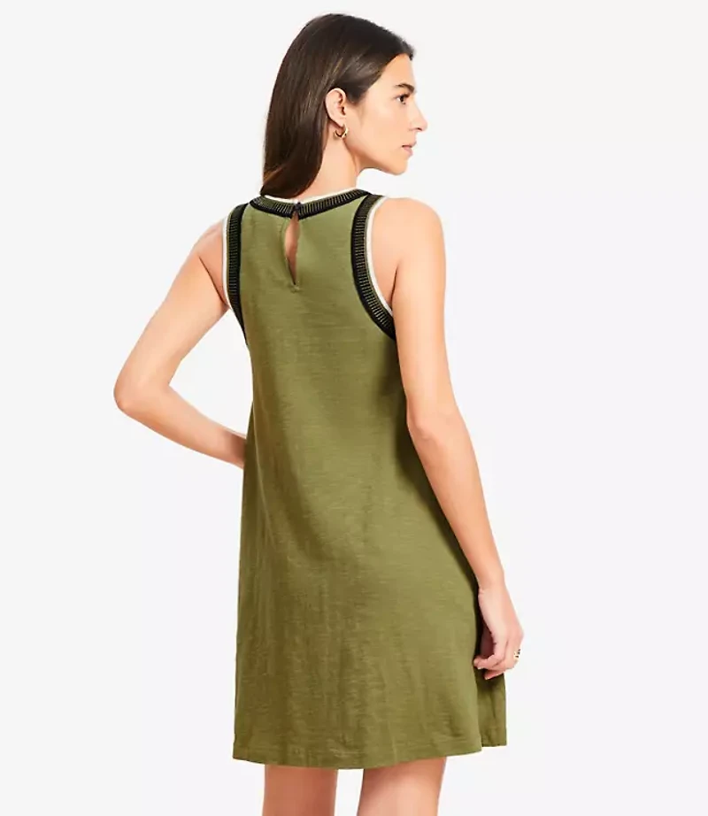 Stitched Tank Mini Dress