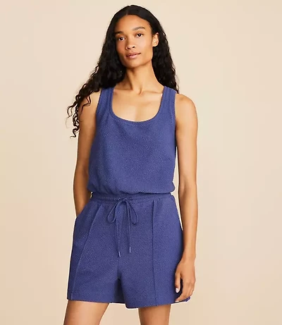 Lou & Grey Textured Tank Romper