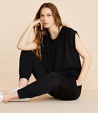 Lou & Grey Scubasoft Pleated Muscle Tee