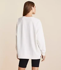 Lou & Grey Happy Hour Cozy Cotton Sweatshirt