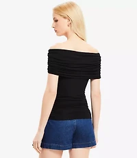 Cinched Off The Shoulder Top