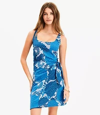 Floral Sarong Mini Dress