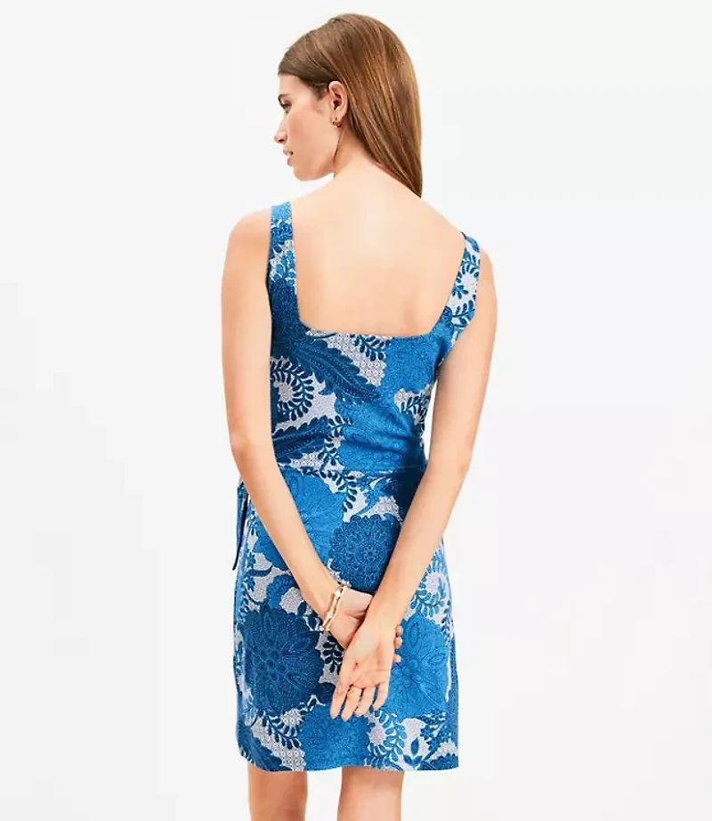Floral Sarong Mini Dress