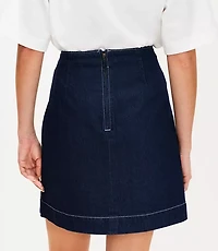 Tall Denim Utility Skirt Rinse Wash