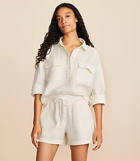 Lou & Grey Flecked Triple Cloth Pocket Shirt