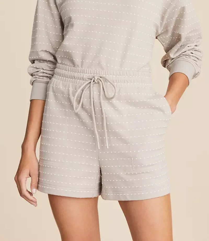 Lou & Grey Dotted Jacquard Shorts