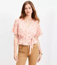 Meadow Peplum Wrap Top