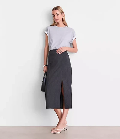 Petite LOFT Versa Relaxed Jersey Crew Tee