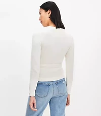 Layered Wrap Sweater