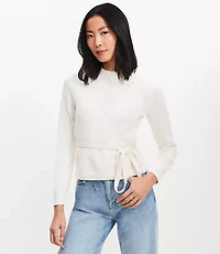 Layered Wrap Sweater