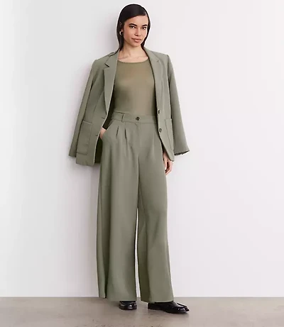 Petite LOFT Versa Mesh Elbow Sleeve Tee