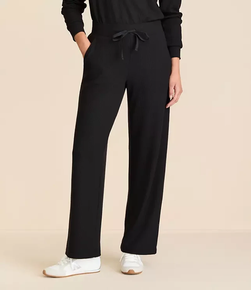 Lou & Grey Upstate Waffle Wide Leg Pants