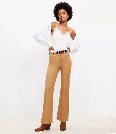 High Rise Relaxed Flare Pants