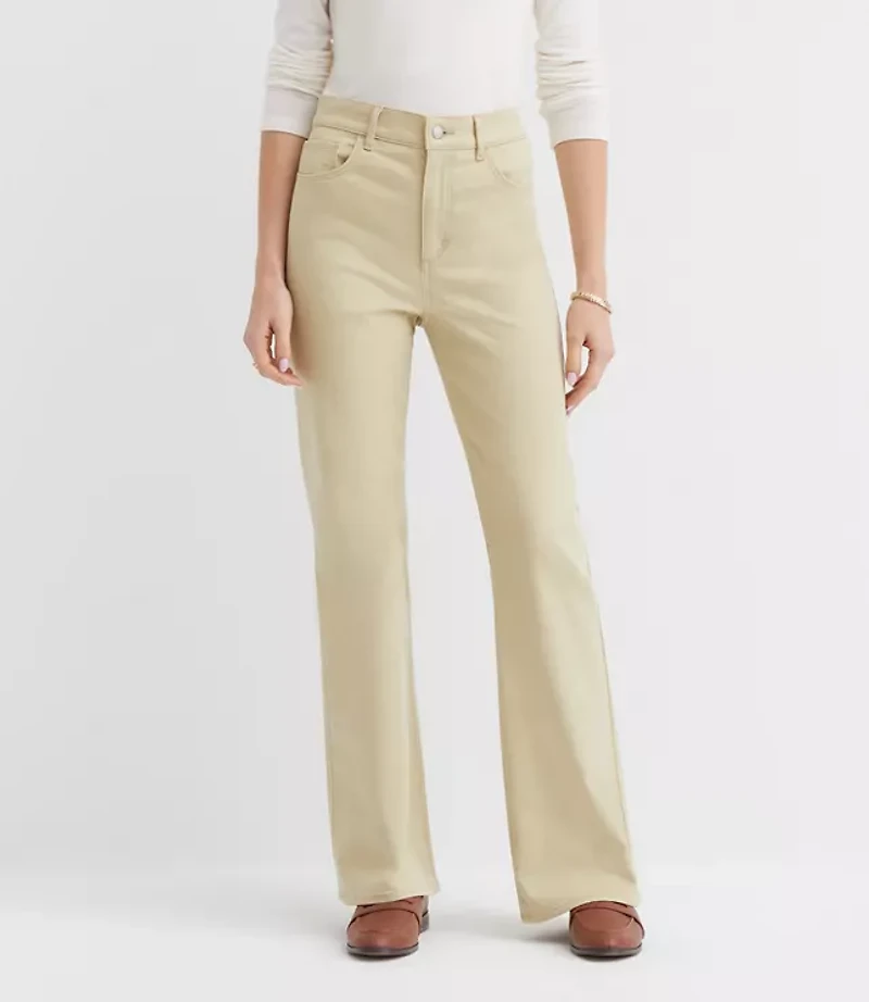 High Rise Relaxed Flare Pants