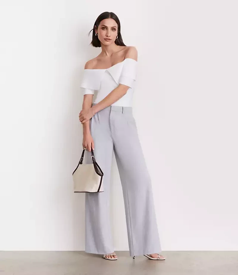 LOFT Versa Foldover Off The Shoulder Sweater