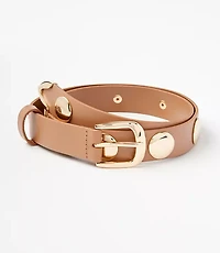 Studded Leather Belt