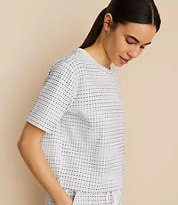 Lou & Grey Geo Jacquard Tee