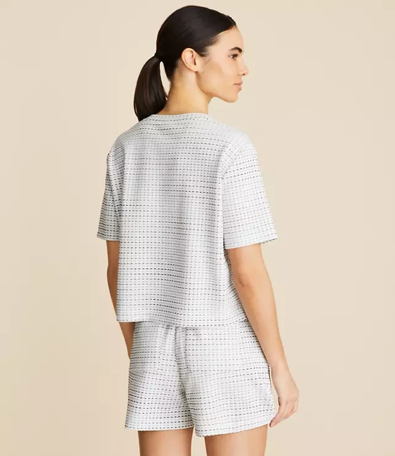 Lou & Grey Geo Jacquard Tee