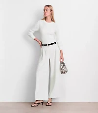 Petite LOFT Versa Ribbed Sweater