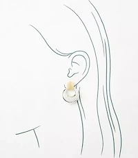 Mixed Metal Link Earrings