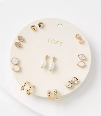 Mother Of Pearl Stud Earring Set