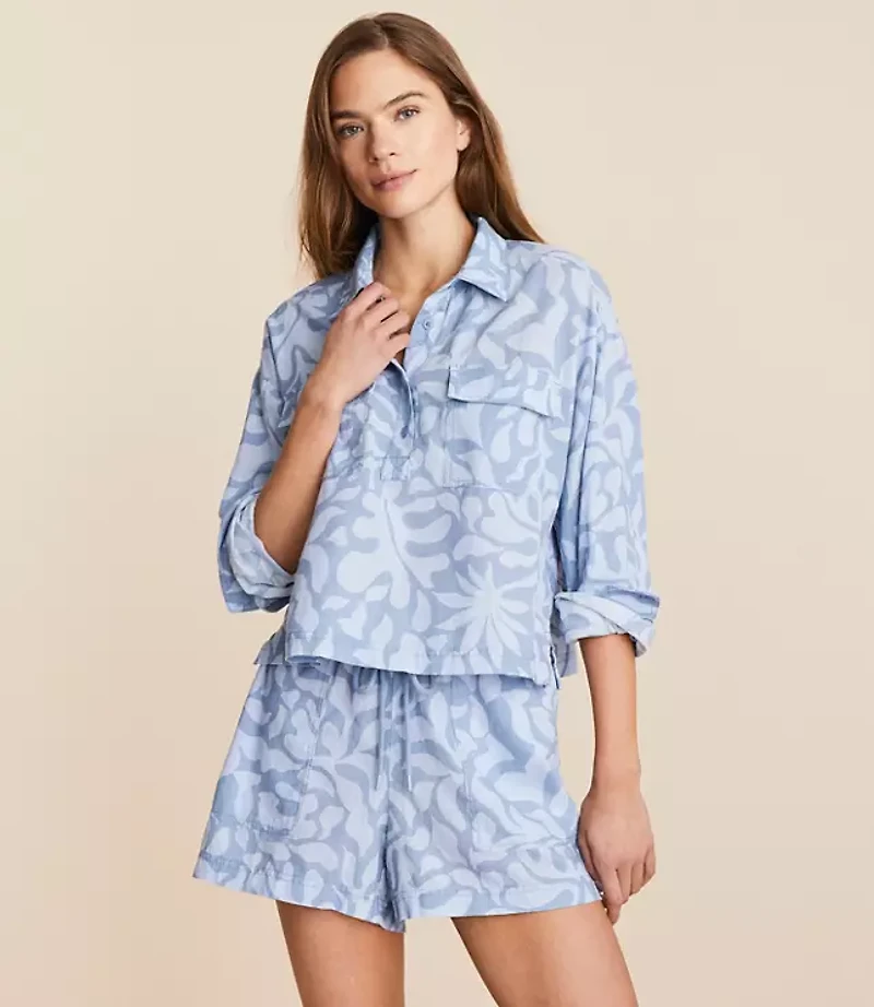 Lou & Grey Jungle Linen Cotton Popover