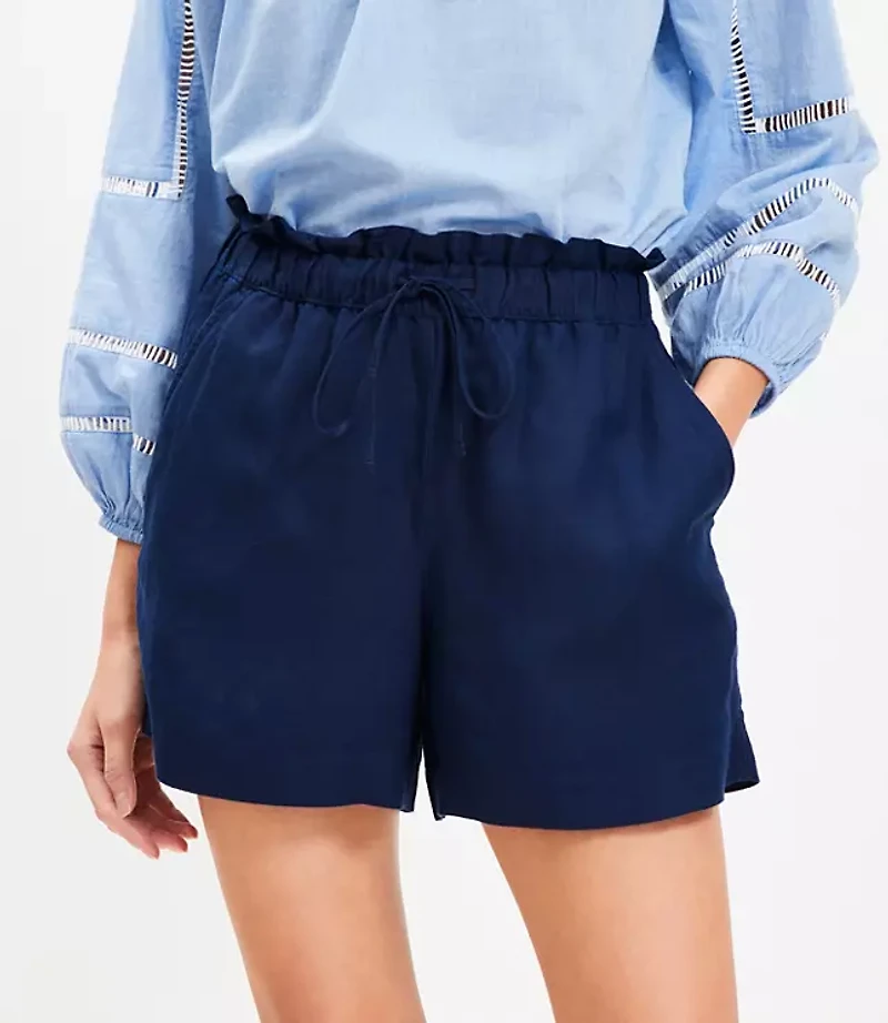 Breezy Shorts in Linen Blend