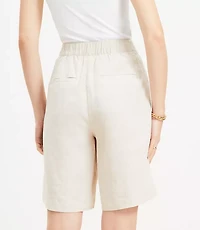 Petite Bermuda Shorts Linen