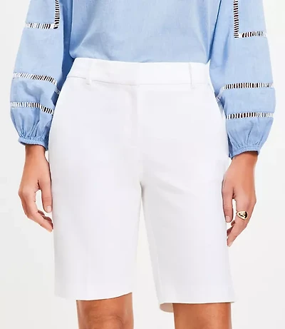 Curvy Riviera Bermuda Shorts Doubleweave