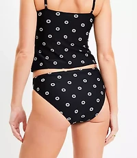 LOFT Beach Dotted Zig Zag Stitch Bikini Bottom